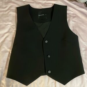DECJUBA Black Vest Top